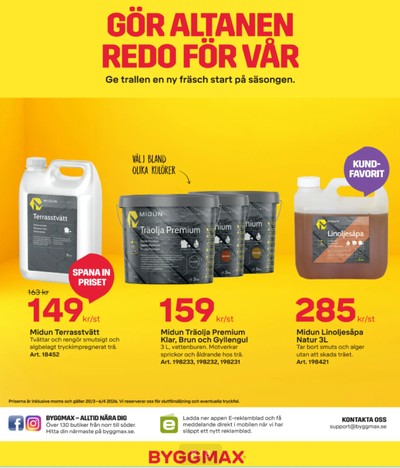 ByggMax reklamblad i vecka 13 sida 8