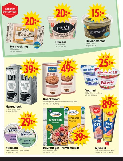 Matöppet reklamblad i vecka 13 sida 2
