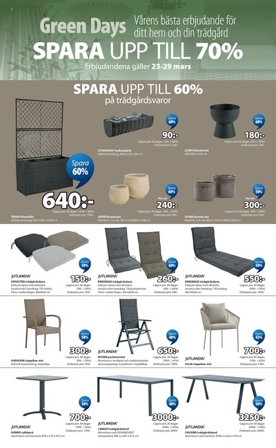 Jysk reklamblad i vecka 13 sida 3