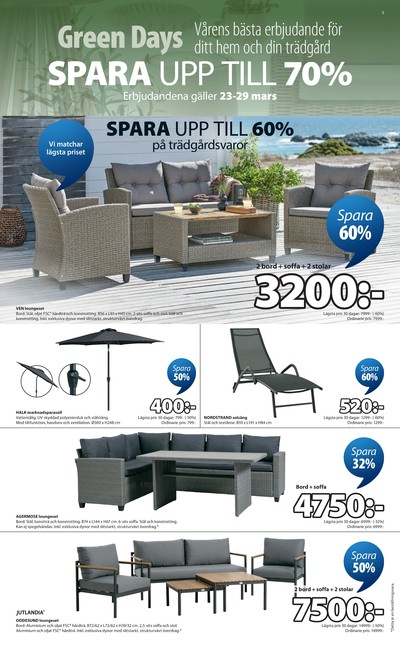 Jysk reklamblad i vecka 13 sida 4