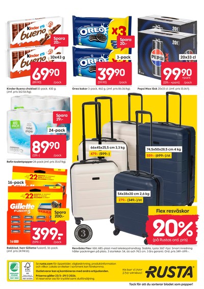 Rusta reklamblad i vecka 13 sida 16