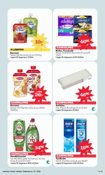 Östenssons reklamblad i vecka 13 sida 14