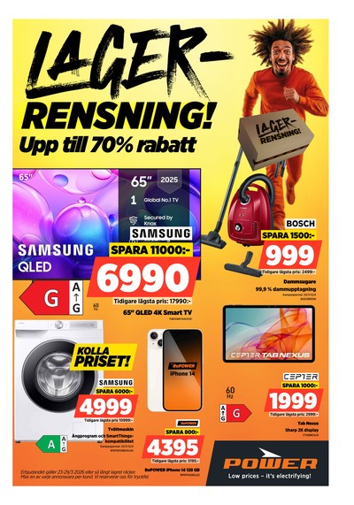 Power reklamblad i vecka 13 sida 1