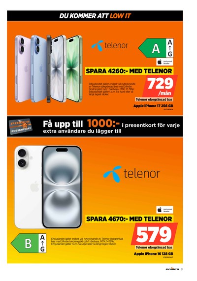 Power reklamblad i vecka 13 sida 21