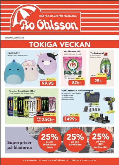 Bo Ohlsson reklamblad i vecka 13 sida 7