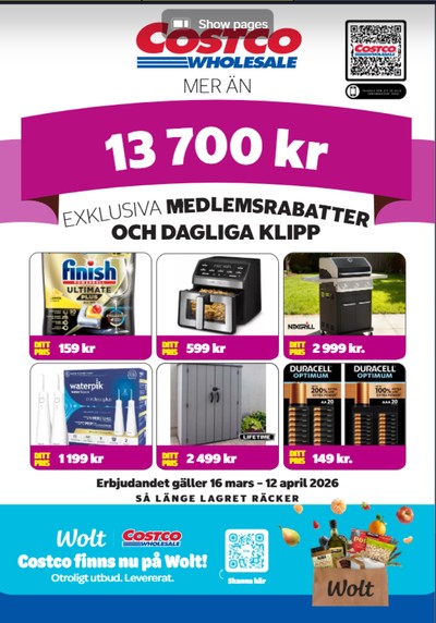 Costco reklamblad i vecka 14 sida 1