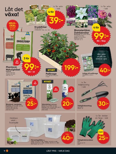 Dollarstore reklamblad i vecka 14 sida 12