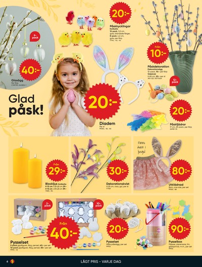 Dollarstore reklamblad i vecka 14 sida 6