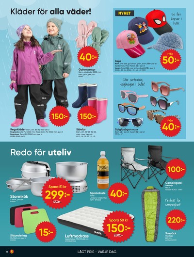 Dollarstore reklamblad i vecka 14 sida 8
