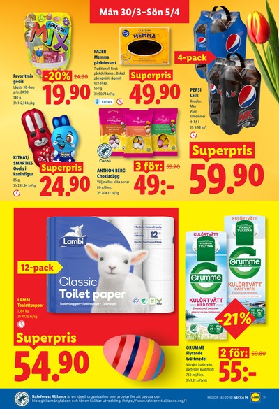 Lidl reklamblad i vecka 14 sida 13