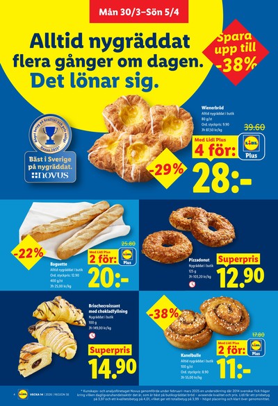 Lidl reklamblad i vecka 14 sida 4