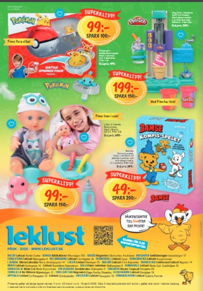 Leklust reklamblad i vecka 14 sida 24