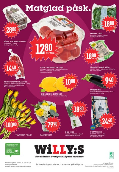WILLY:S reklamblad i vecka 14 sida 12