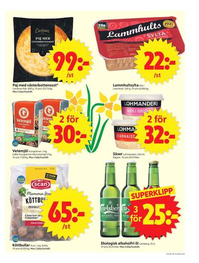 ICA Supermarket reklamblad i vecka 14 sida 3