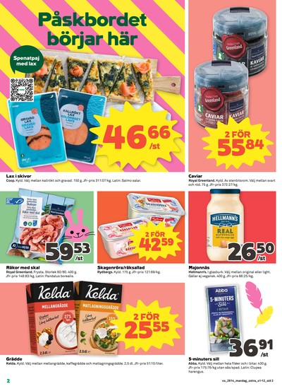 Coop reklamblad i vecka 14 sida 2