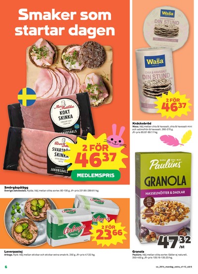 Coop reklamblad i vecka 14 sida 6