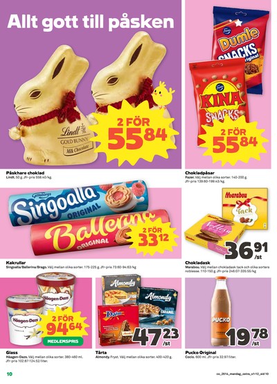 Coop reklamblad i vecka 14 sida 10