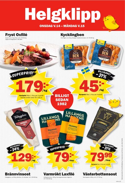 Pekås reklamblad i vecka 14 sida 12