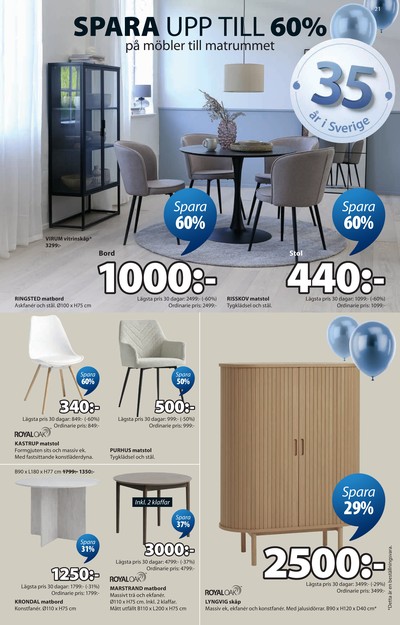 Jysk reklamblad i vecka 14 sida 22