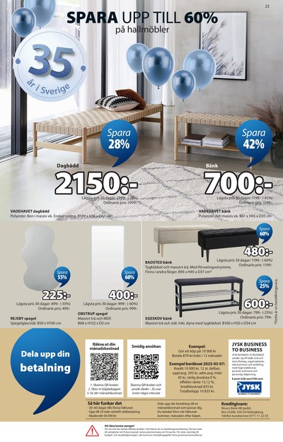 Jysk reklamblad i vecka 14 sida 24