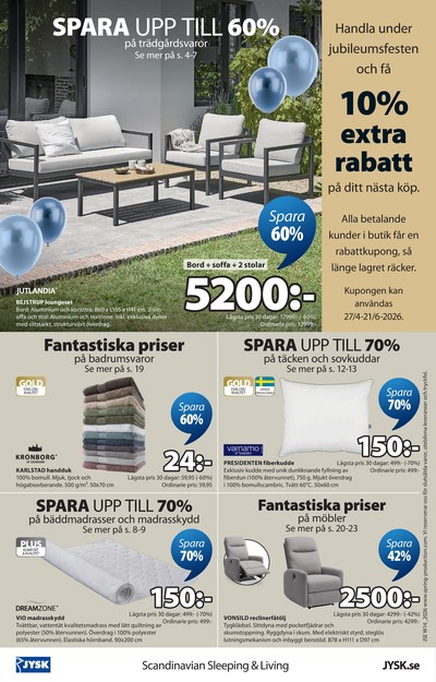 Jysk reklamblad i vecka 14 sida 25