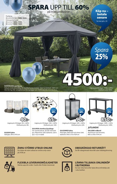 Jysk reklamblad i vecka 14 sida 7