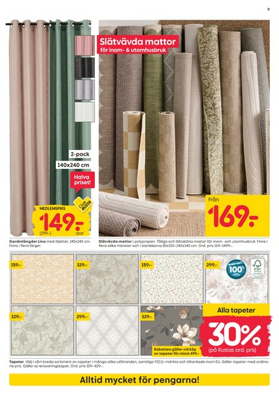 Rusta reklamblad i vecka 14 sida 9