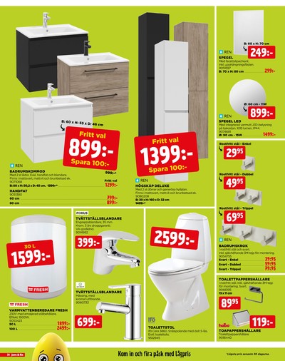 Jem & Fix reklamblad i vecka 14 sida 30