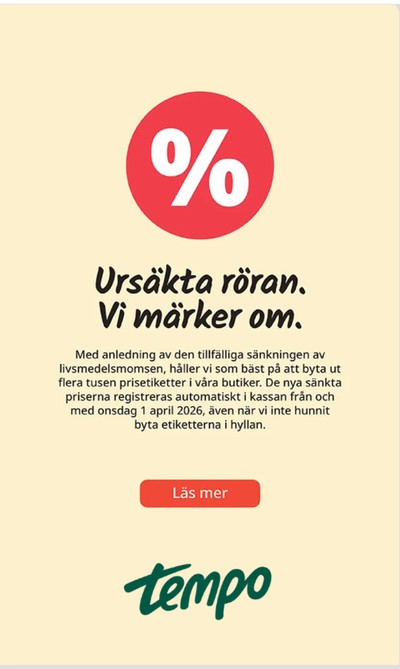 Tempo reklamblad i vecka 14 sida 2