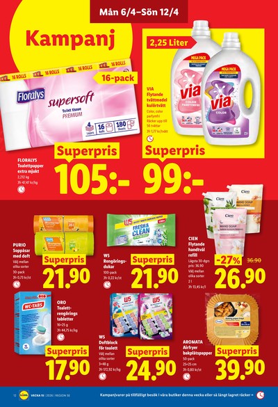Lidl reklamblad i vecka 15 sida 13