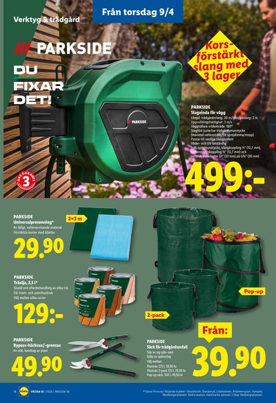 Lidl reklamblad i vecka 15 sida 21