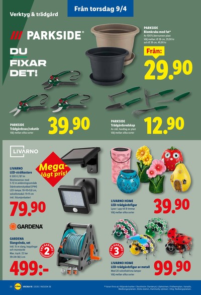 Lidl reklamblad i vecka 15 sida 23