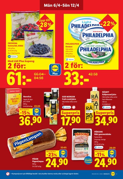 Lidl reklamblad i vecka 15 sida 5