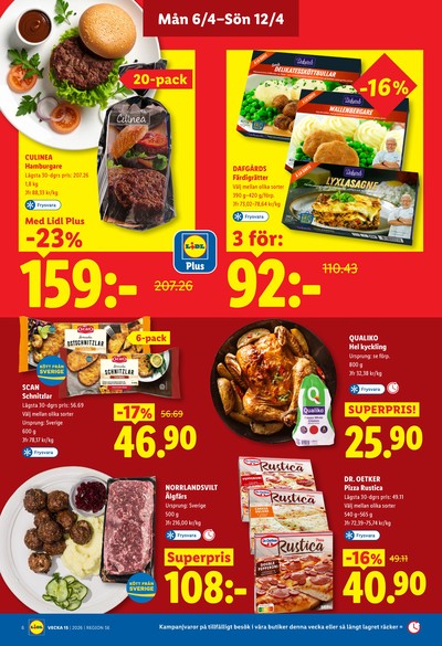 Lidl reklamblad i vecka 15 sida 6