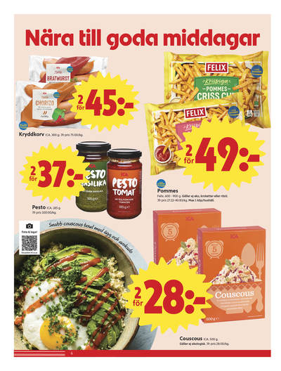 ICA Nära reklamblad i vecka 15 sida 6