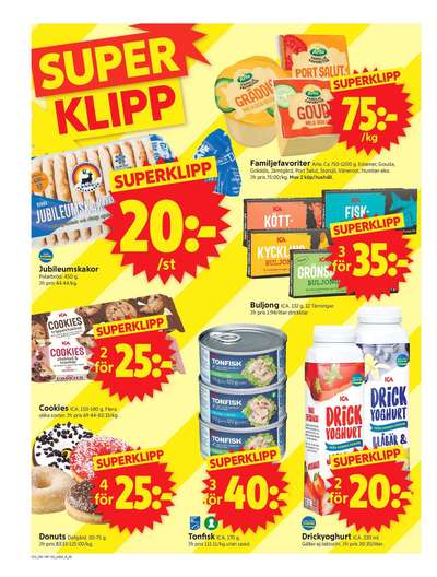 ICA Supermarket reklamblad i vecka 15 sida 2