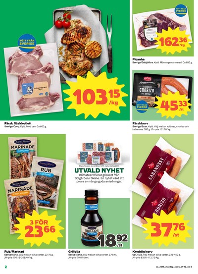Coop reklamblad i vecka 15 sida 2