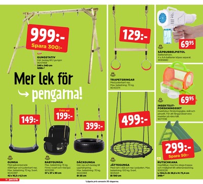 Jem & Fix reklamblad i vecka 16 sida 14