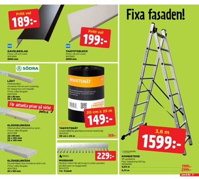 Jem & Fix reklamblad i vecka 16 sida 17