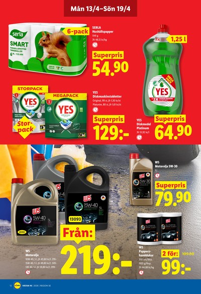 Lidl reklamblad i vecka 16 sida 14