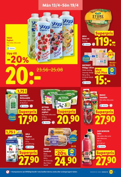 Lidl reklamblad i vecka 16 sida 5
