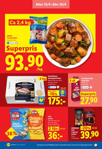 Lidl reklamblad i vecka 16 sida 6
