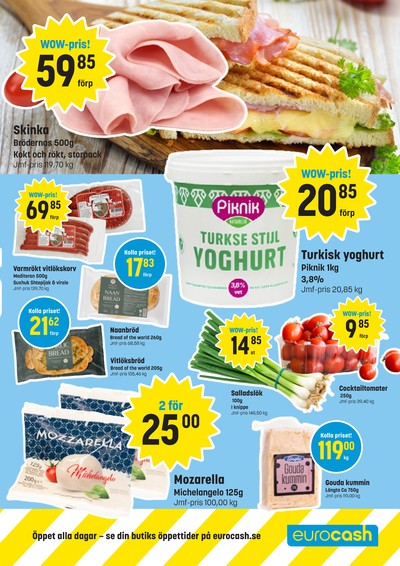 Eurocash reklamblad i vecka 16 sida 3