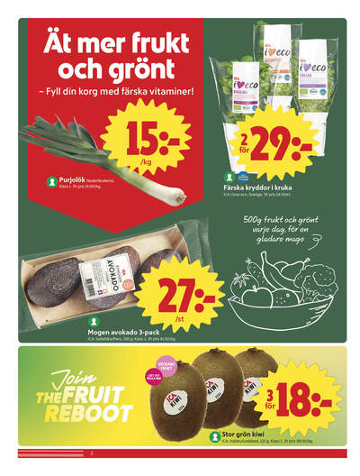 ICA Nära reklamblad i vecka 16 sida 2