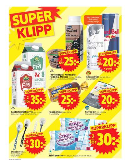 ICA Supermarket reklamblad i vecka 16 sida 2