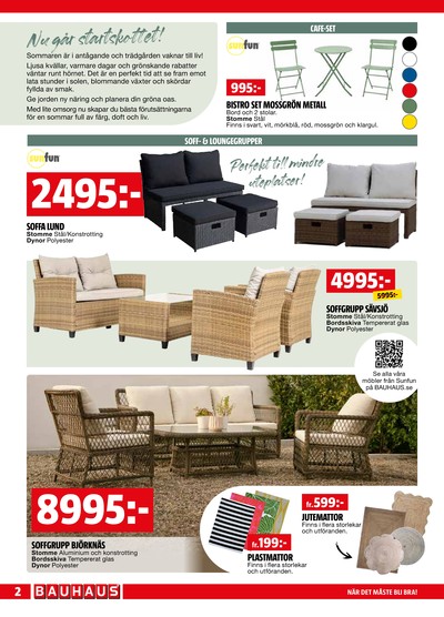 Bauhaus reklamblad i vecka 16 sida 2