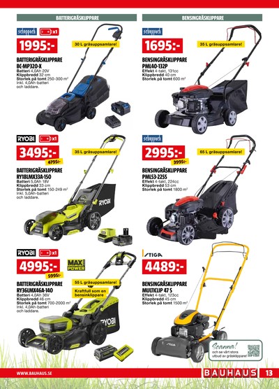 Bauhaus reklamblad i vecka 16 sida 13