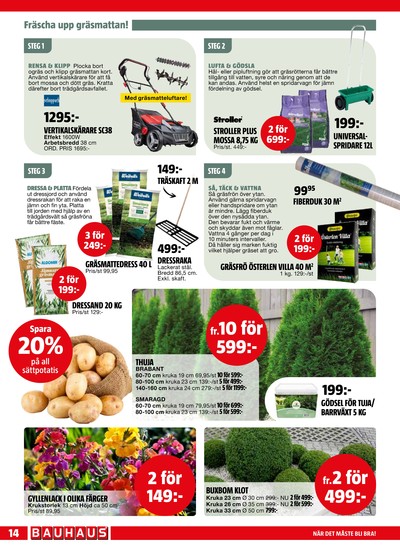 Bauhaus reklamblad i vecka 16 sida 14