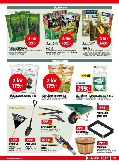 Bauhaus reklamblad i vecka 16 sida 15