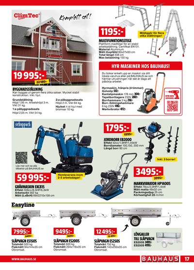 Bauhaus reklamblad i vecka 16 sida 17